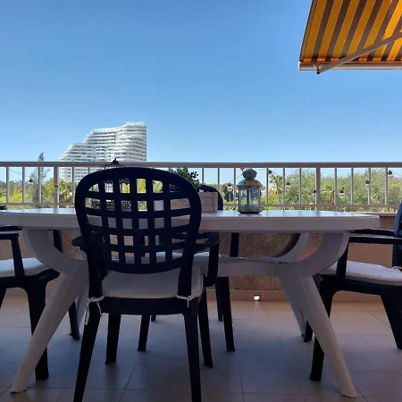 Canet Playa Magnifico Apto Familiar Con Piscina Y Garaje Apartman *